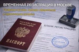 Временная регистрация в Москве — правовые основы, порядок оформления и практические аспекты